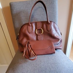 Frye Satchel and Wristlet